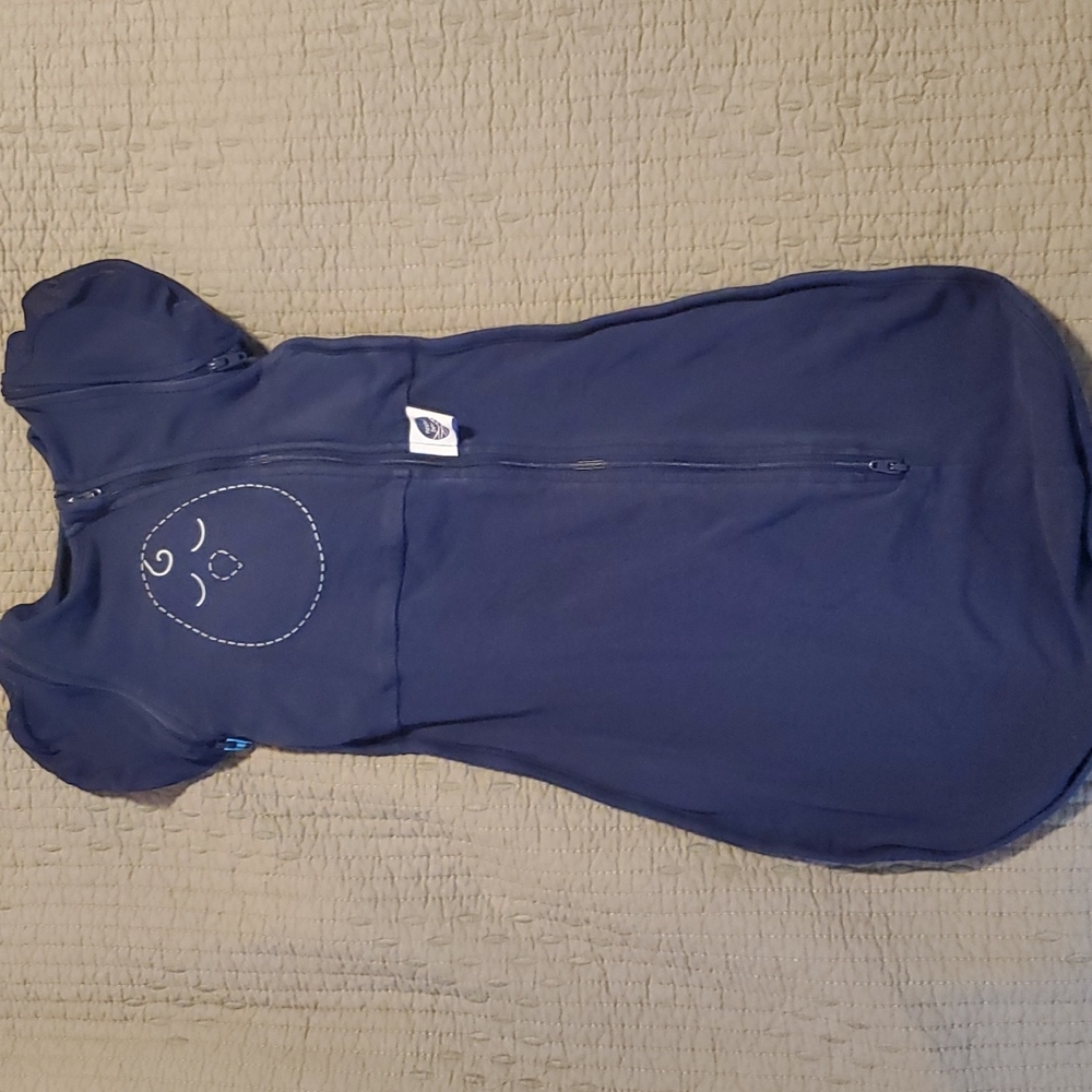 Nested Bean Zen One Sleep Sack Swaddle Size 3-6 months in Blue